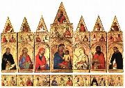 Simone Martini Madonna with the Holy Ones, France oil painting artist